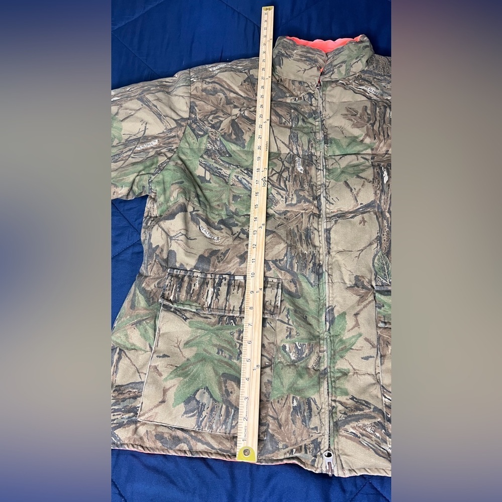 Camouflage Jacket with Orange Lining - Picture 3 of 5